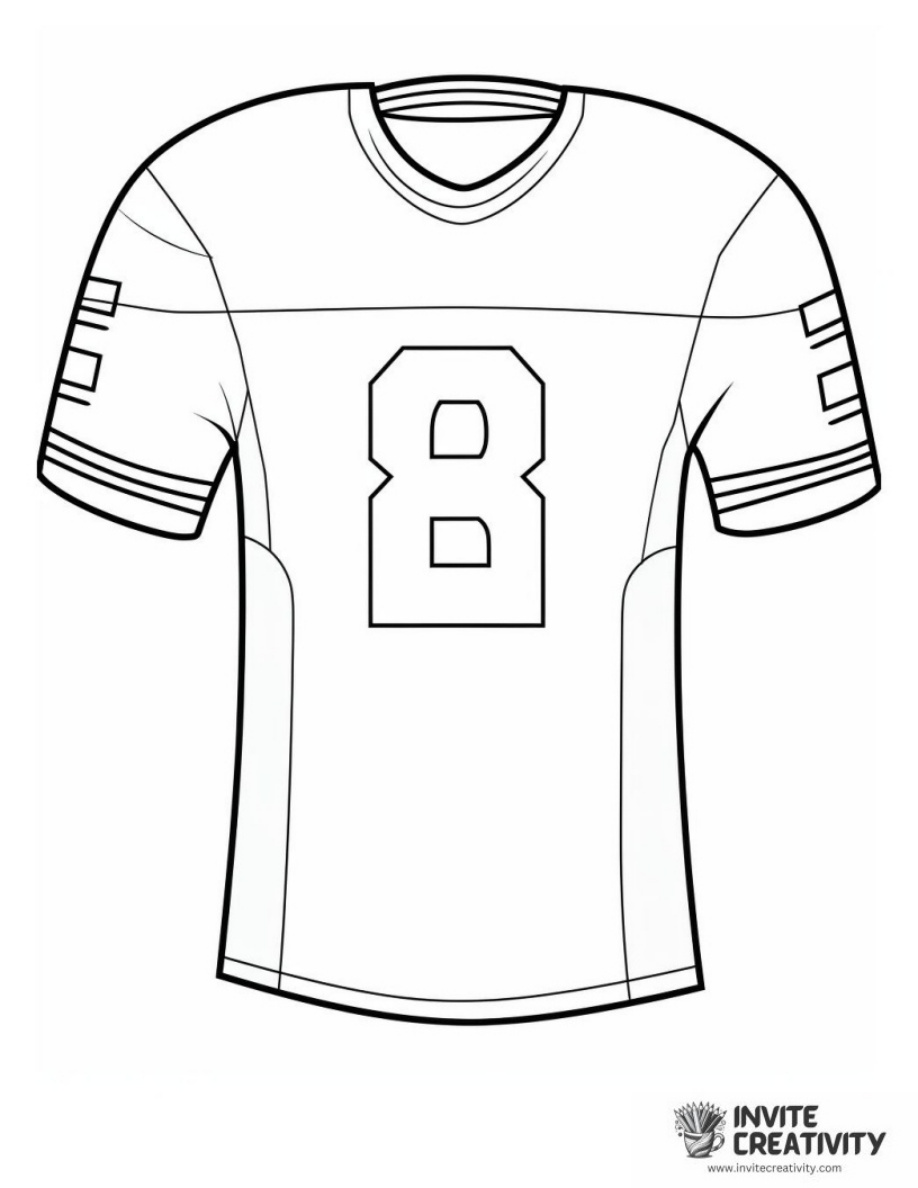 Blank Football Jersey