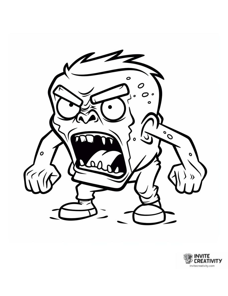 Cartoon Zombie Character