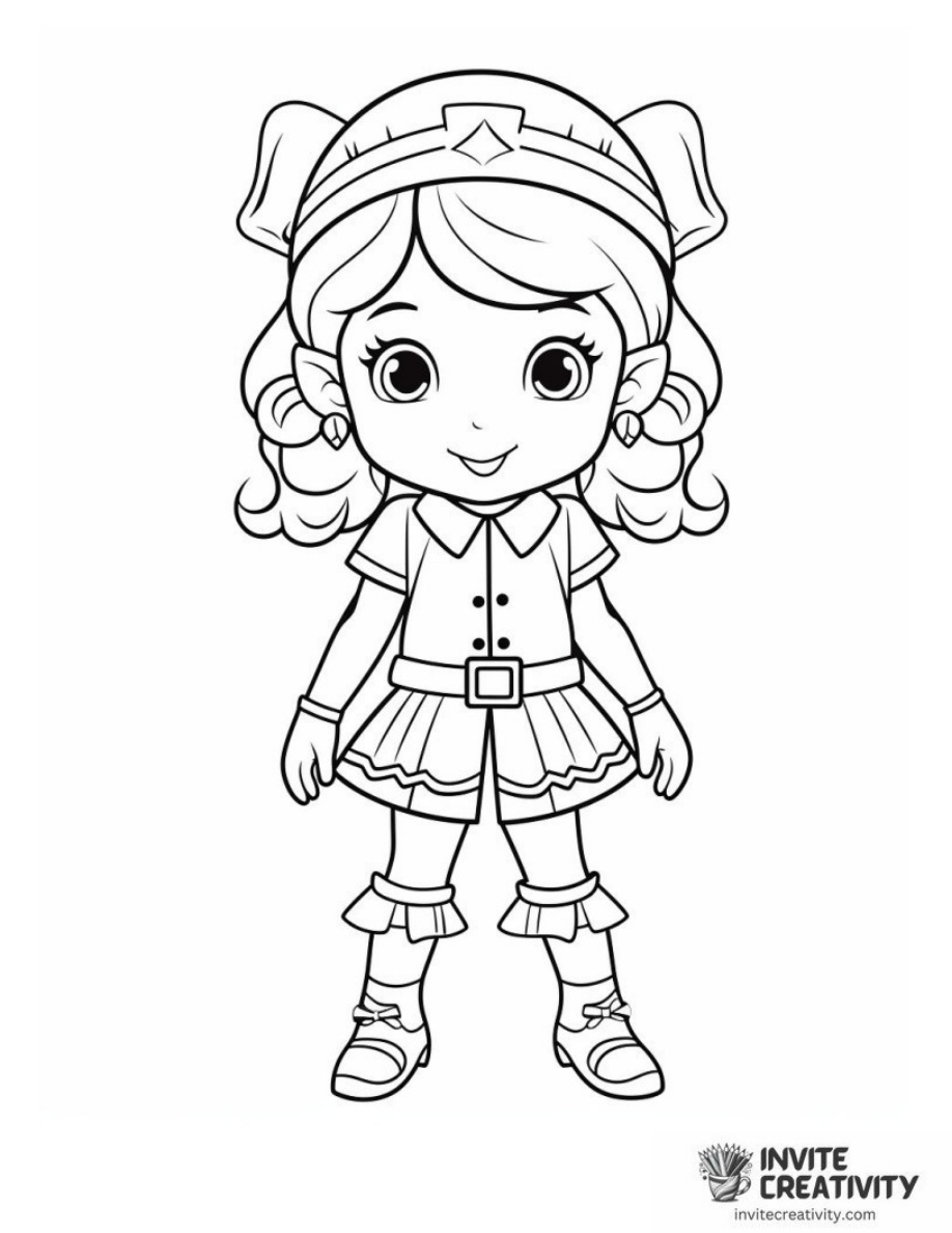 Christmas Elf Girl Costume