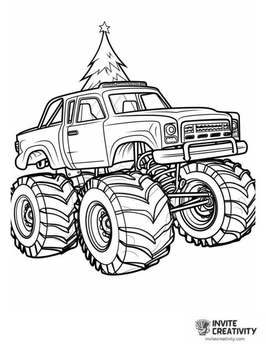 Christmas Monster Truck