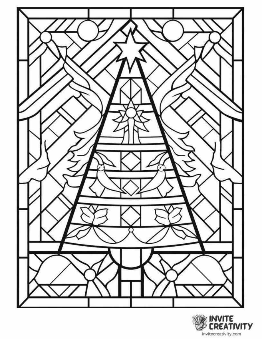 Christmas Stained Glass