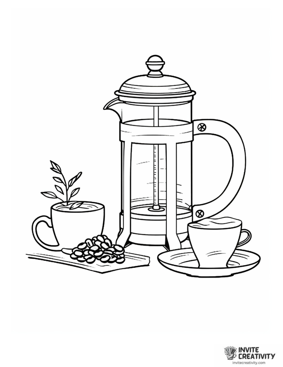 Coffee Cartoon Style