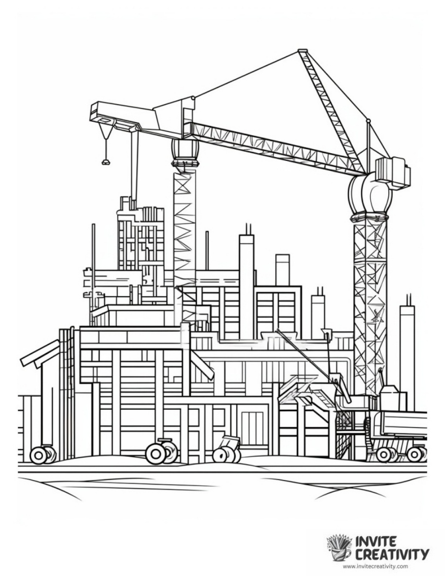 Construction Coloring Pages