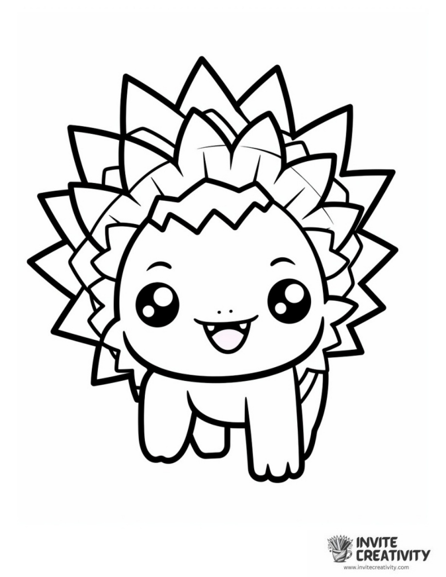 Cute Stegosaurus Easy