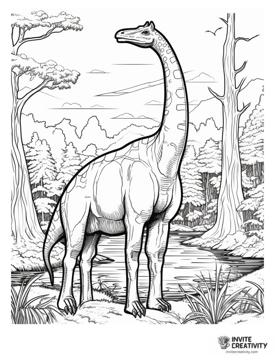 Detailed Brachiosaurus