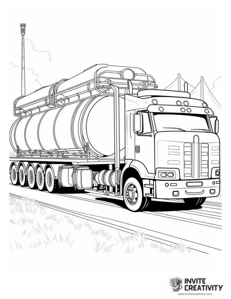 Oil Tanker Truck