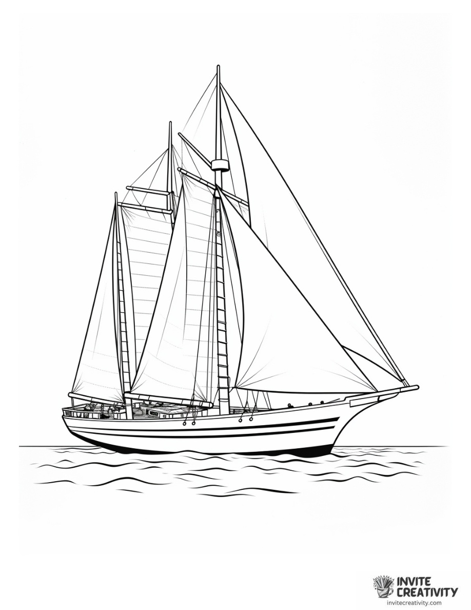 Boat Coloring Pages