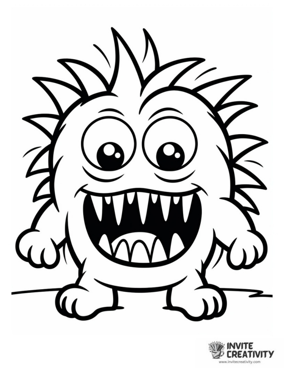 Scary Monster Cartoon
