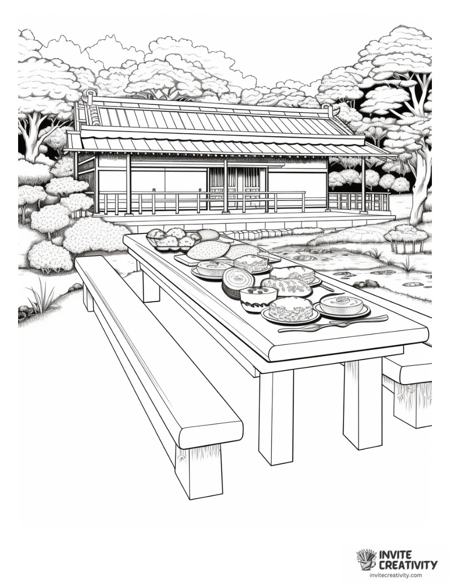 Sushi Coloring Pages