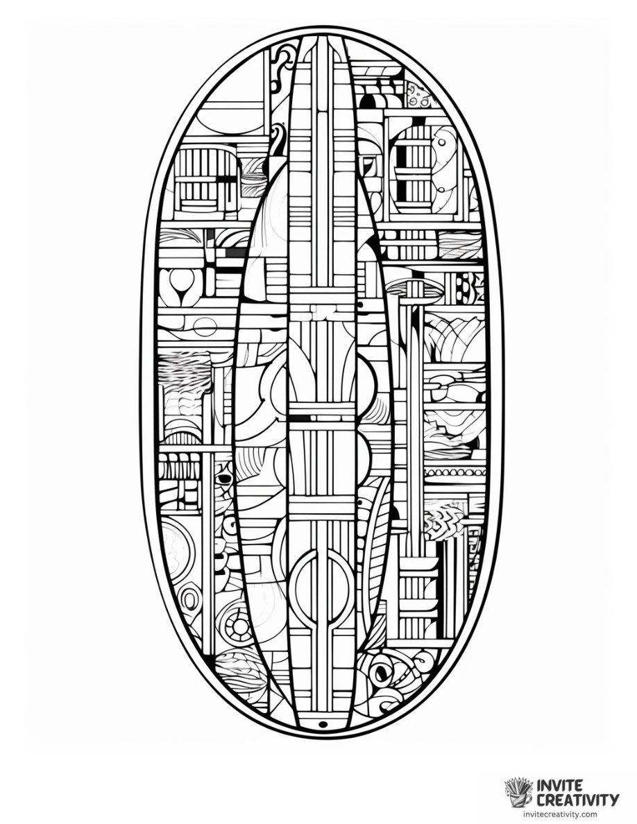 Surfboard Abstract Art