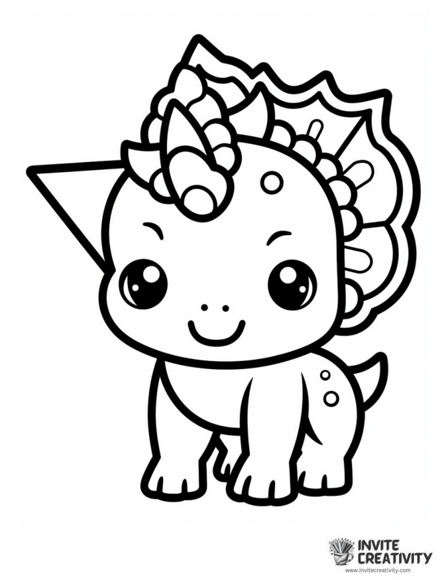 Triceratops Kawaii