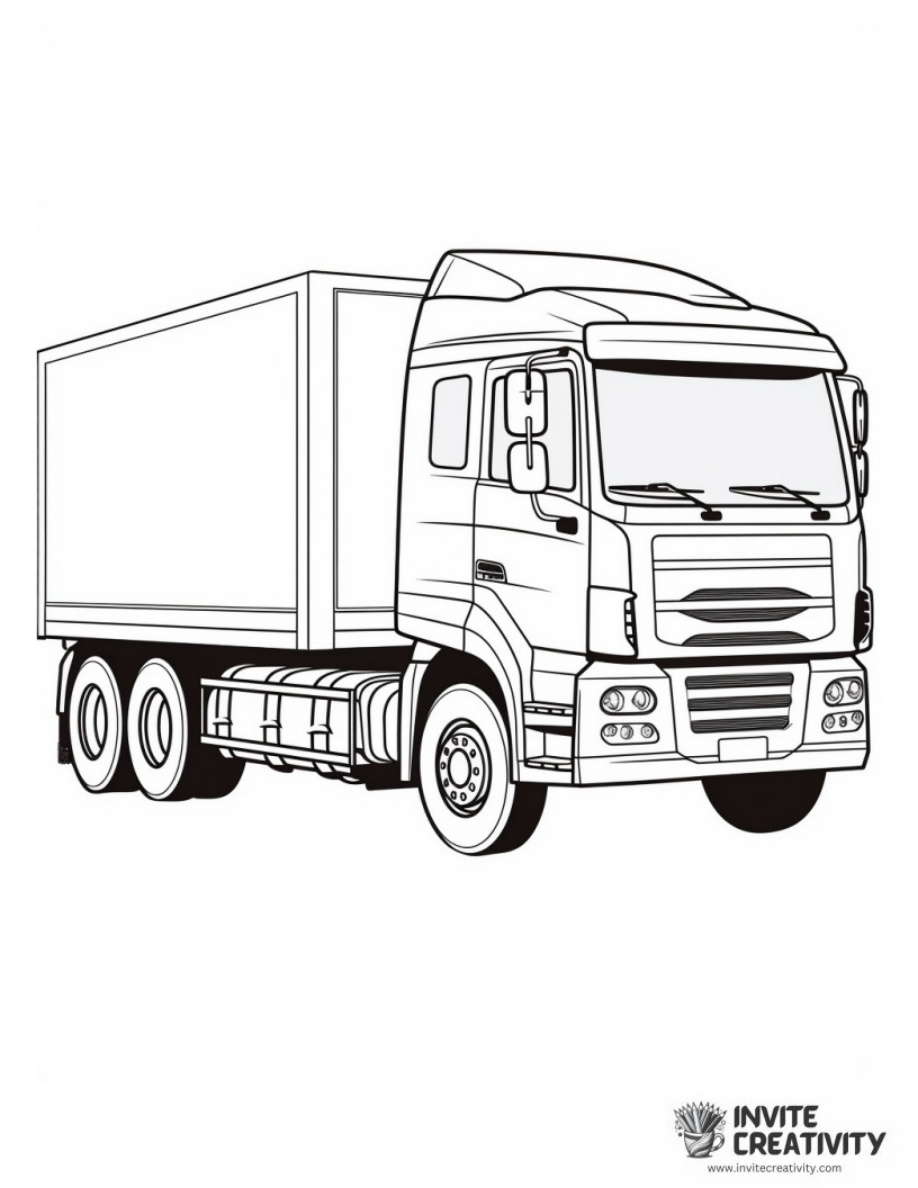Truck Coloring Pages