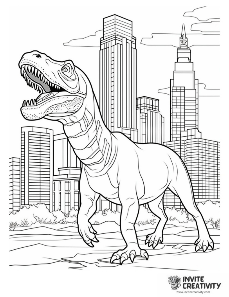 Tyrannosaurus Rex in the City