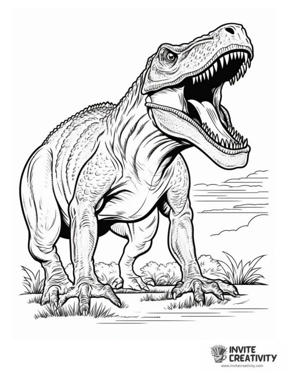 Tyrannosaurus Rex Roaring