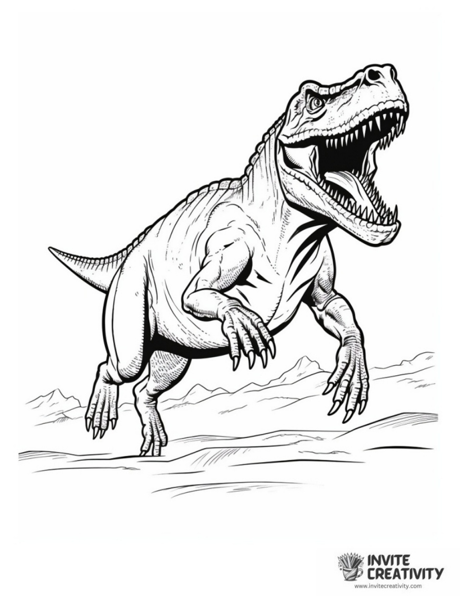 Tyrannosaurus Rex Running